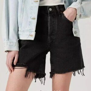 Levi's 501 shorts in Lunar Black